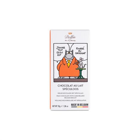 Le Chat - melkchocolade met speculaas 30g