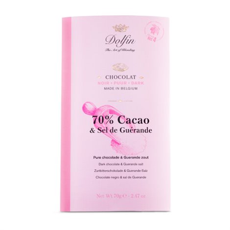 Pure chocolade 70% met guerande zout 70g