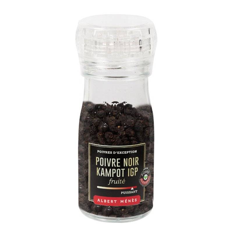 Zwarte Kampot Peper - Molen 50g