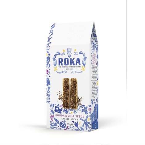 Cheese Sticks Gouda & Chia Bleu de Delft 80g