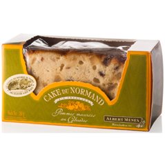 Normandische cake met in Calvados gemarineerde appeltjes 350g