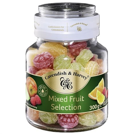 Mixed Fruit bokaal 300g