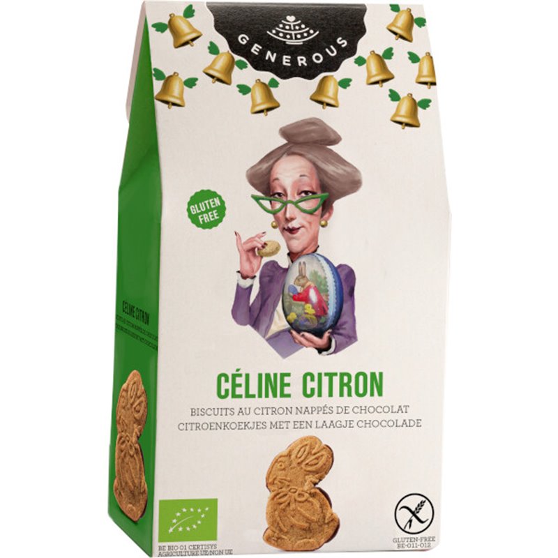 Celine citron - chocolat Pâques BIO (sans gluten) 140g