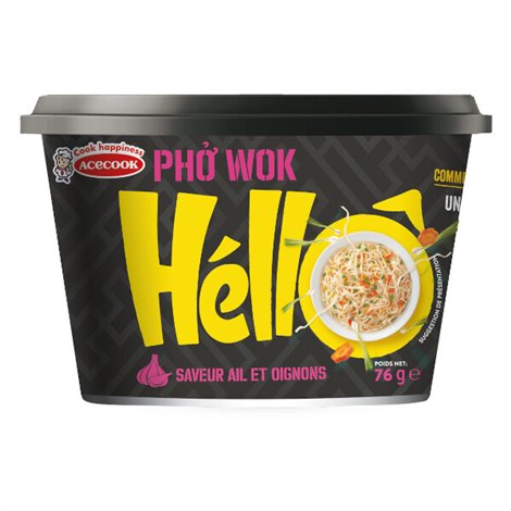 Instant noedels Pho wok ui/look cup 76g