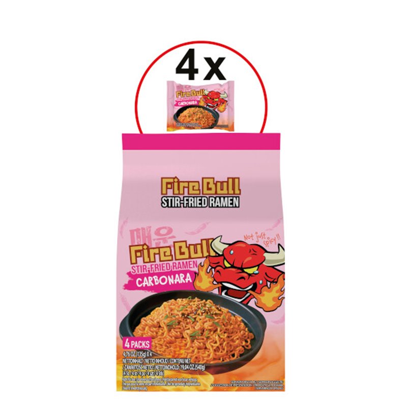 Instant noedels wok rund carbo pak 135g