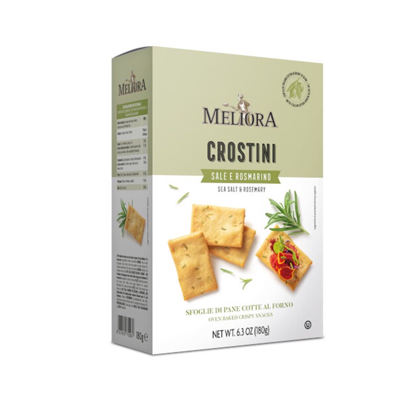 Crostini romarin et sel de mer boite 180g