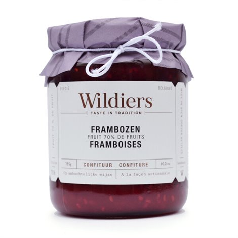 Konfituur 70% fruit Frambozen 285g