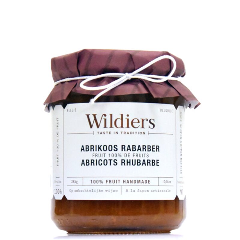 Fruitbeleg 100% fruit abrikoos rabarber 285g