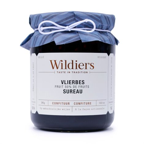 Konfituur 50% fruit Vlierbes 285g