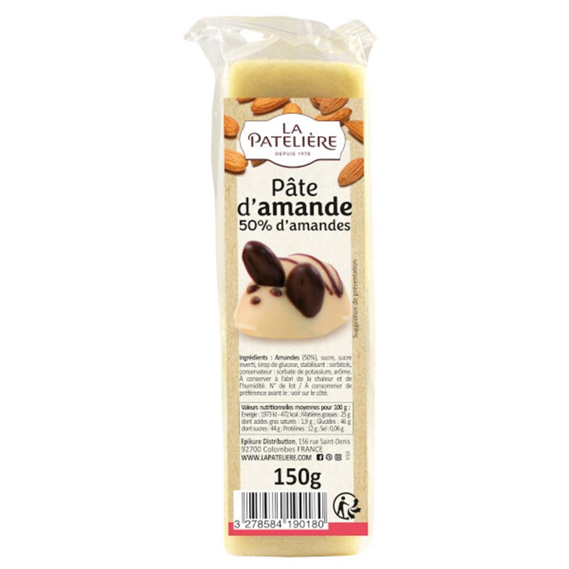  Pâte d'amande sans colorant 150g