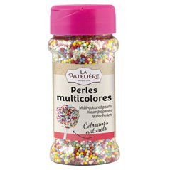  Perles multicolores en sucre colorants naturels 80g