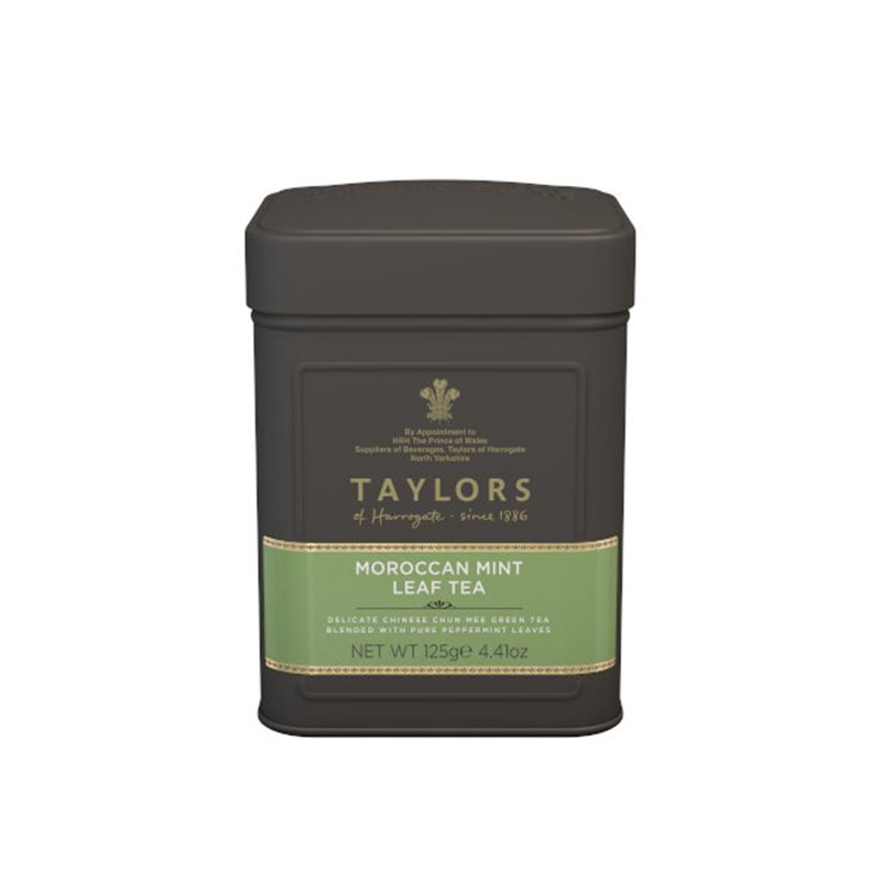 Moroccan Mint (Green tea) thé en vrac blikjes 125g