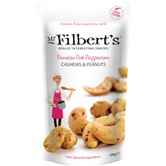 Cashewnoten en pinda's met Peruaanse roze peper 100g