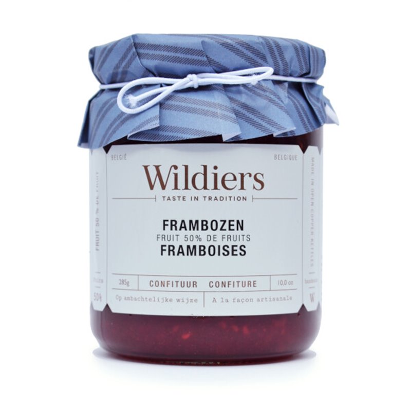 Konfituur 50% fruit Frambozen 285g